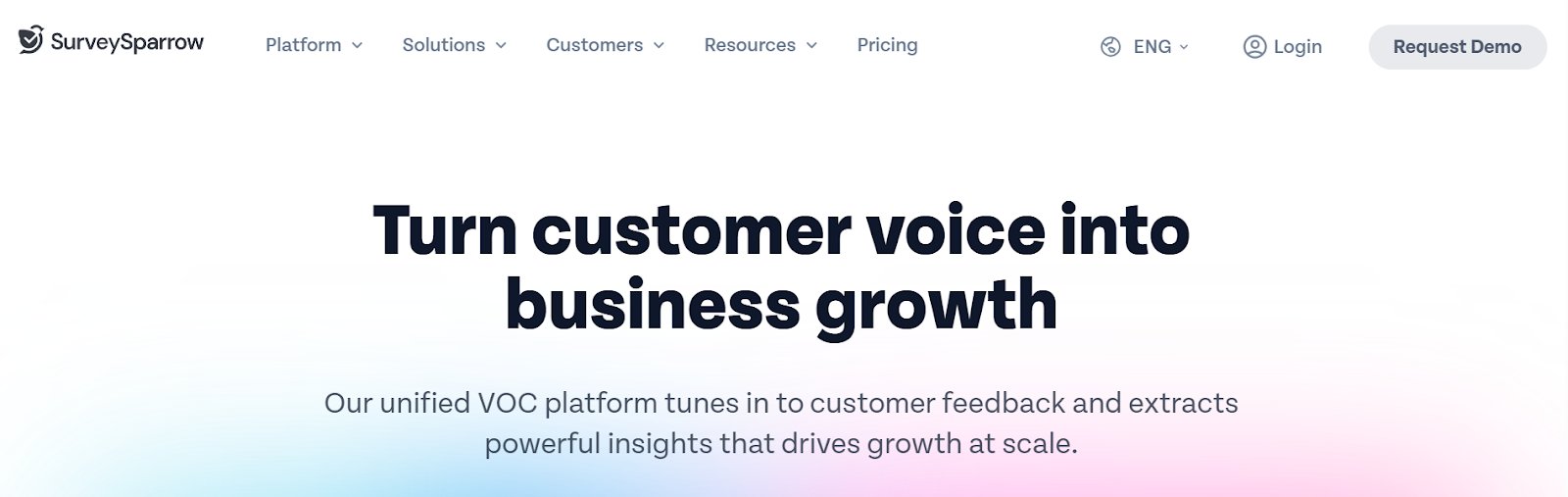 Customer Feedback Management Software | #4. SurveySparrow